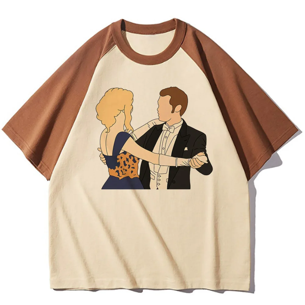 Топ с дневниками вампира женская футболка в стиле Харадзюку одежда японском 1920-х