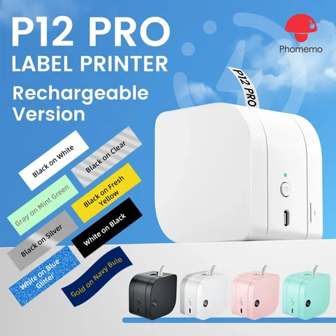 Термопринтер этикеток Phomemo P12 PRO