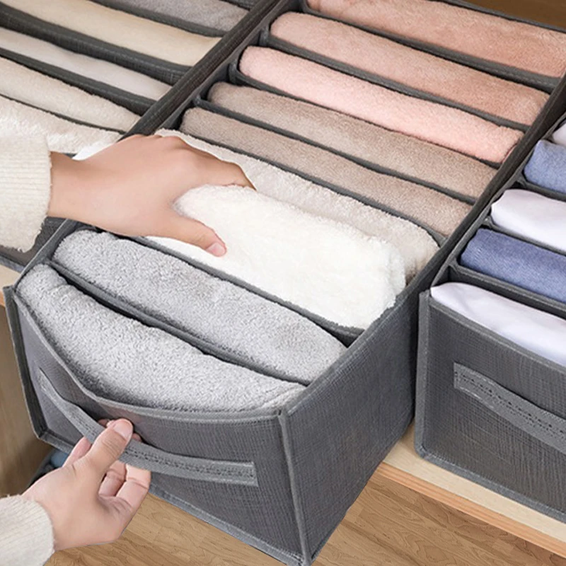 

Clothing Organizer Box Non-woven Clothing Organizer Box Wardrobe Drawer Inner Storage Bag Divider Bag Leggings Organizer Box