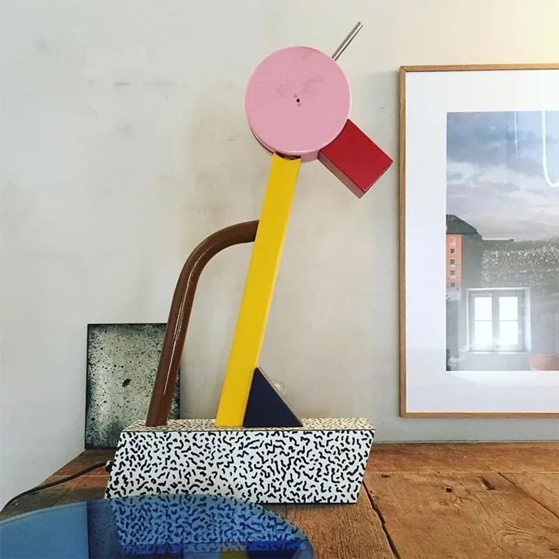 Мемфис Милано настольная лампа Европа современная спальня обучение Мягкая