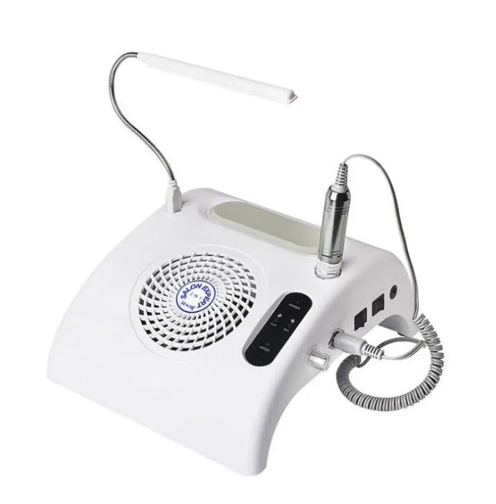 

High quality Electric Nail Drill Dust Collector Multi Function Nail Dust Collector with Table Lamp
