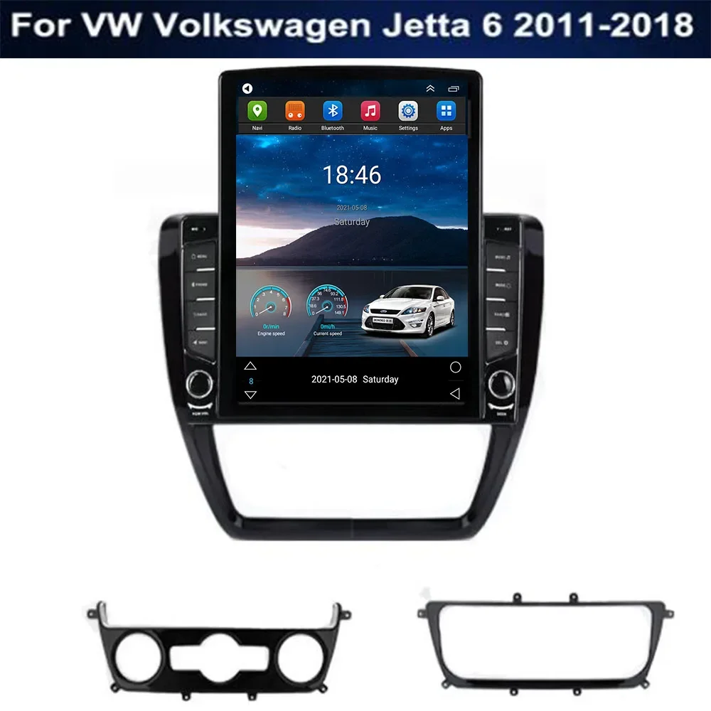 

Tesla Style Android 12,0 автомобильное радио для VW Volkswagen Jetta 6 2011-2018 до 2035 автомобильный DVD мультимедийный плеер Автомобильная GPS навигация