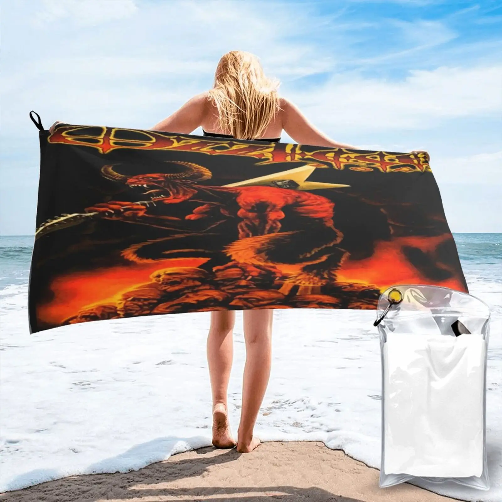 

Ozzfest 2003 Ozzy Osbourne Marilyn Beach Towel Beach Mat Bath For Home Hand Towel Towel Bathrobe Woman Bathroom Furniture Sets