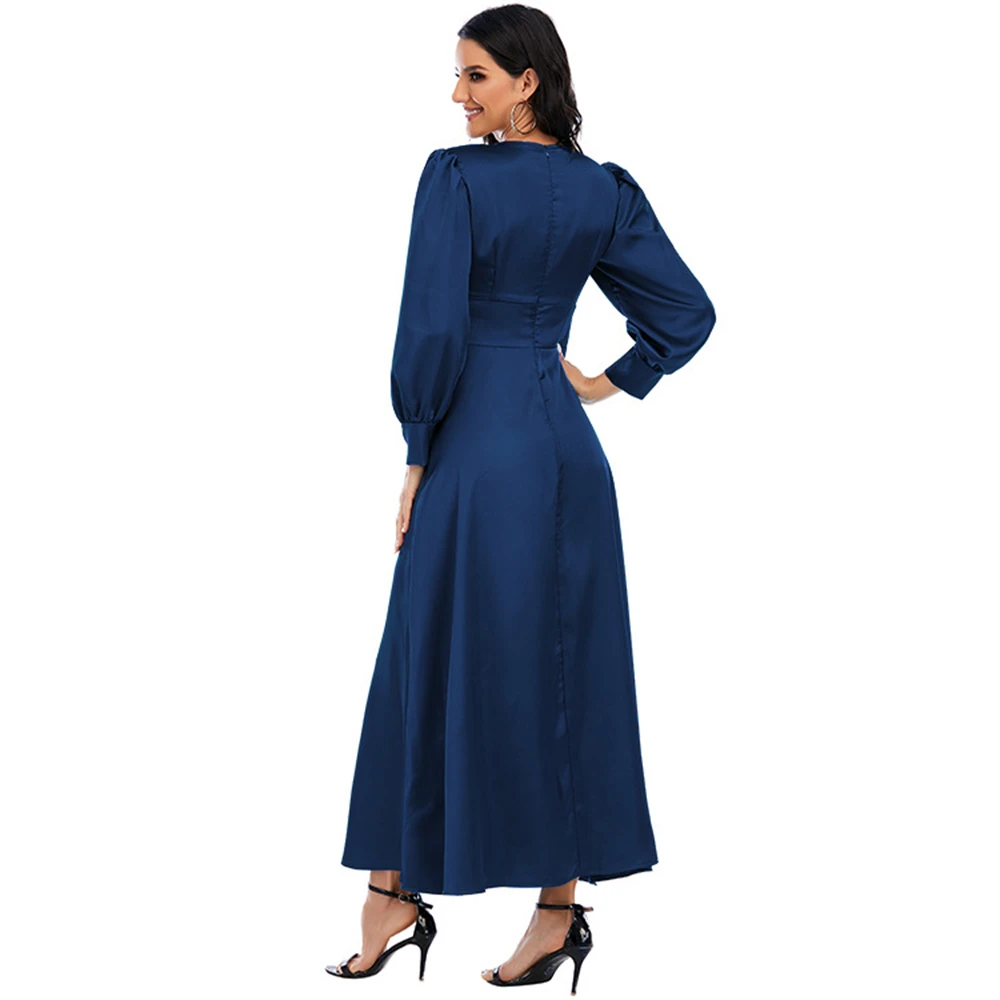 Роскошное мусульманское платье Дубай 2024 Abaya для женщин Eid Arabic Femme вечерние Jalabiya