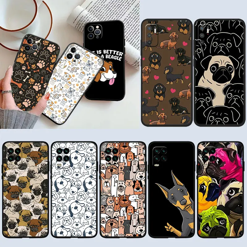 Фото Чехол для телефона TR60 Cute DOG для Motorola Moto Edge 60 60s 70 G86 G56 G54 E14 G04S G45 G54 G64 S30 S50 X30 X40 X50 Ultra Pro Power №1