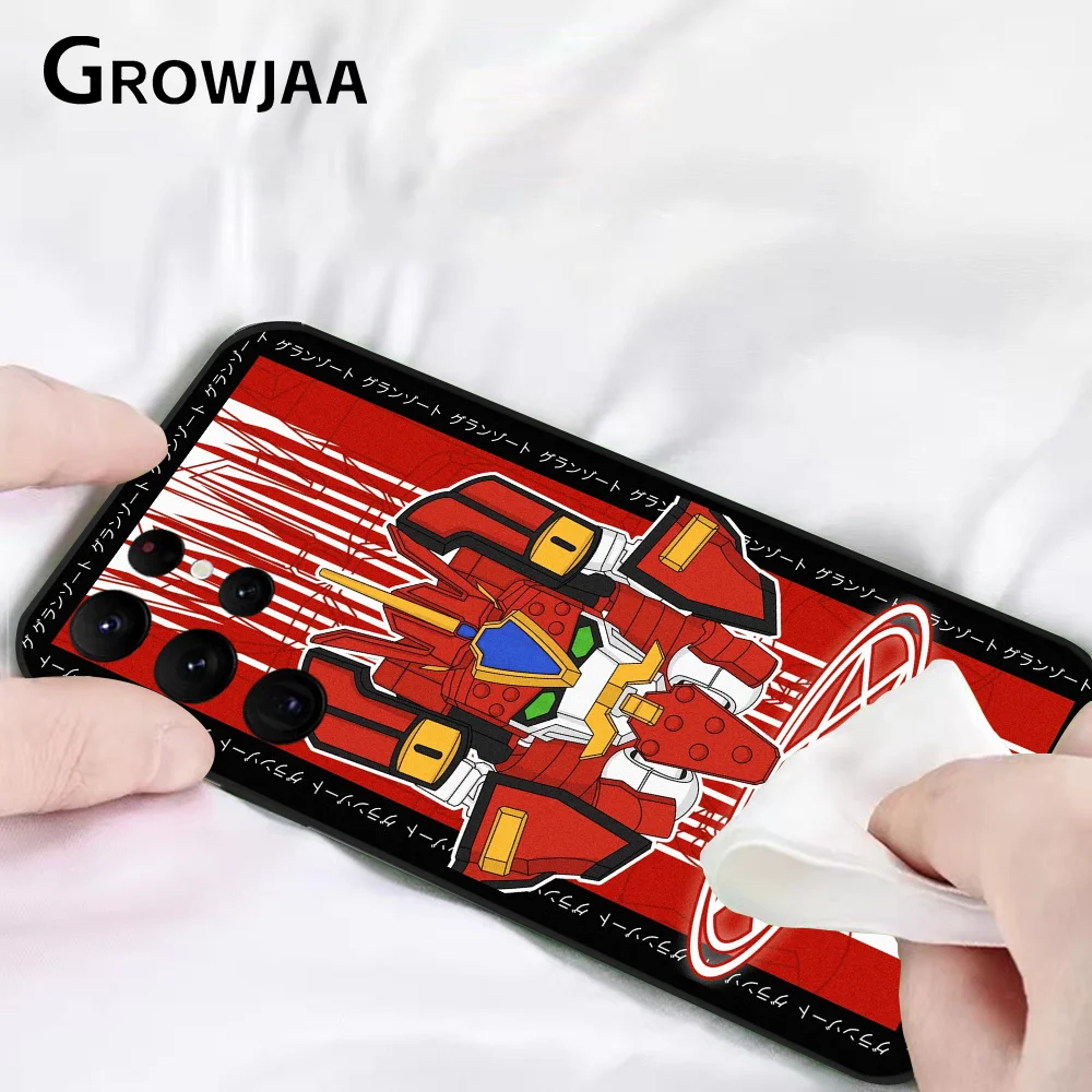 M-Mado King G-Granzort Phone Case for Samsung Galaxy S24 Ultra S22 S23 S21 S20 5G Protective Silicone TPU Funda