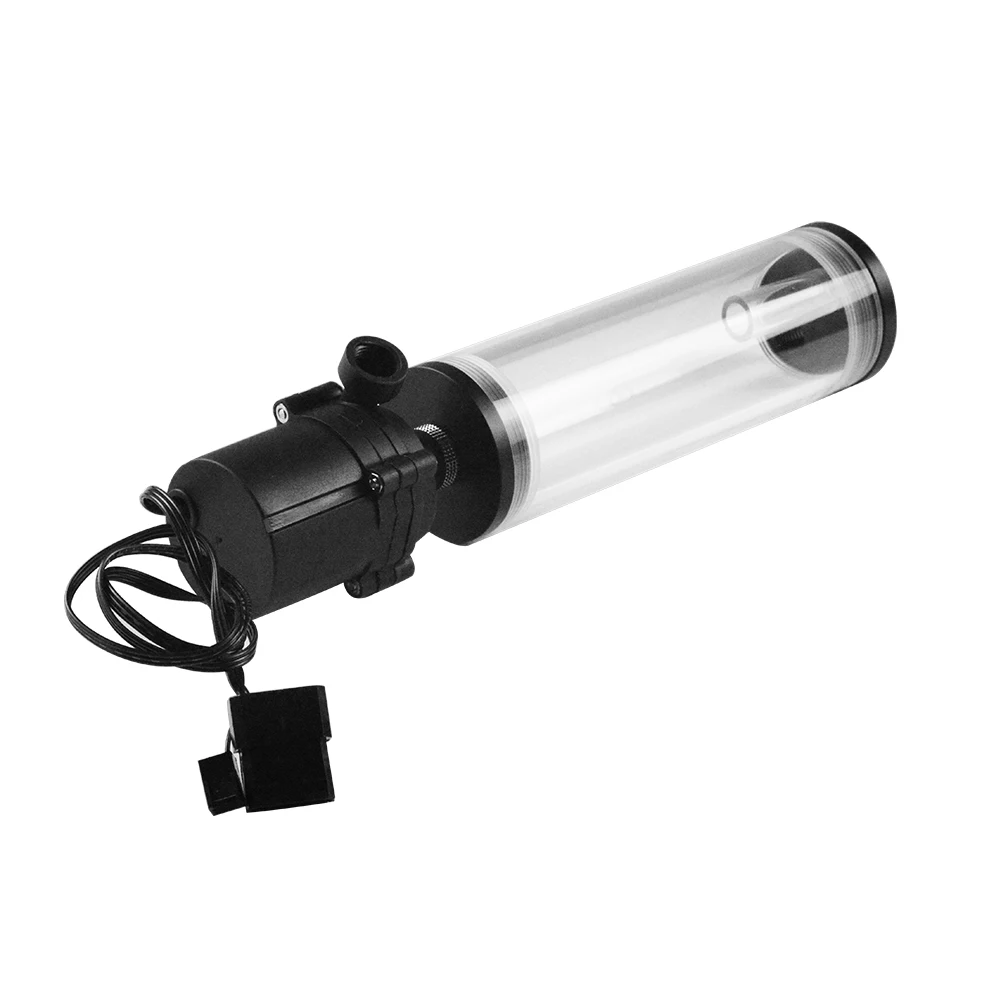 

Water Cooling Tank G1/4 Diameter 160mm Thread Cylinder Reservoir Tank for PC CPU Computer Cooling Tool with L Shape Buckle