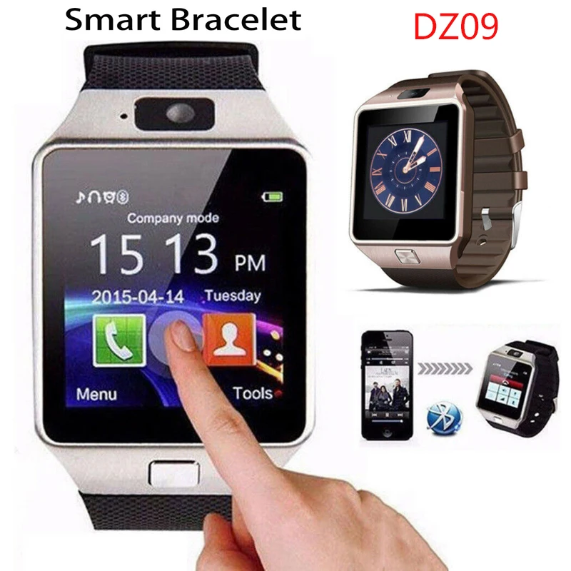 

Digital Touch Screen Smart Watch DZ09 Bracelet Camera Bluetooth WristWatch SIM Card Smartwatch for Xiaomi iPhone PK Q18 A1 T500