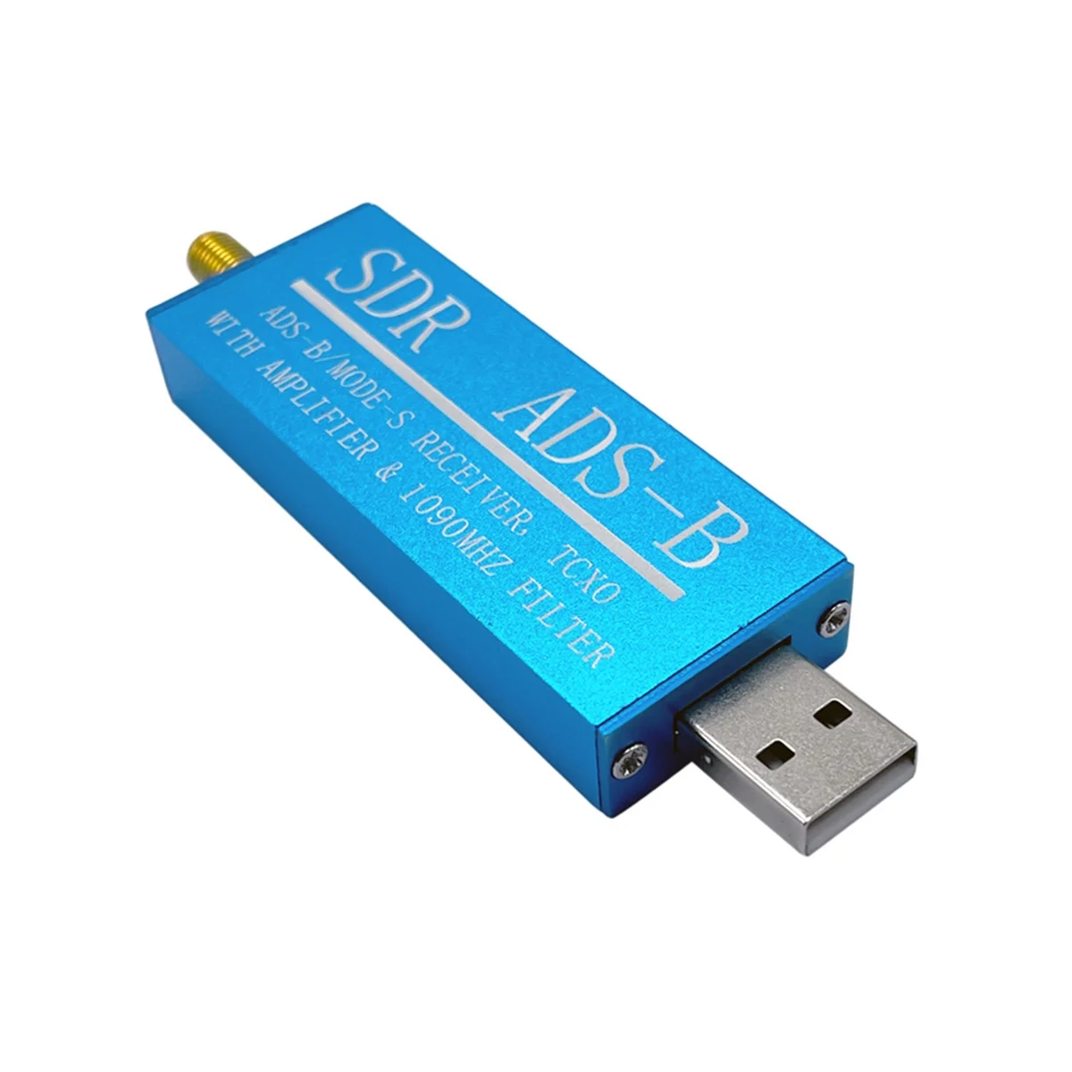Фото A57G-RTL2832U ADS-B Mode-S USB SDR ТВ-приемник Встроенный радиочастотный усилитель 1090 МГц Полосовой фильтр Радио SDR-диапазон ТВ-сканер Тюнер №4