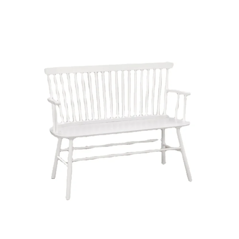 

Crown Mark Jerimiah Back Support Bench, White