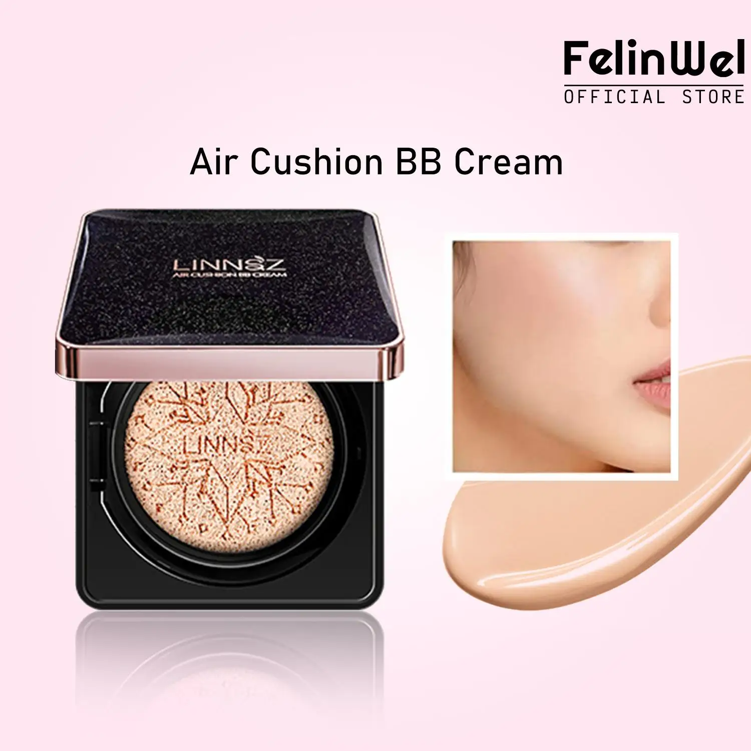 

FelinWel-BB-крем с воздушной подушкой с заправкой, для всех макияжа кожи, для спасения сухой кожи, увлажняющий нюдовый макияж, водонепроницаемый