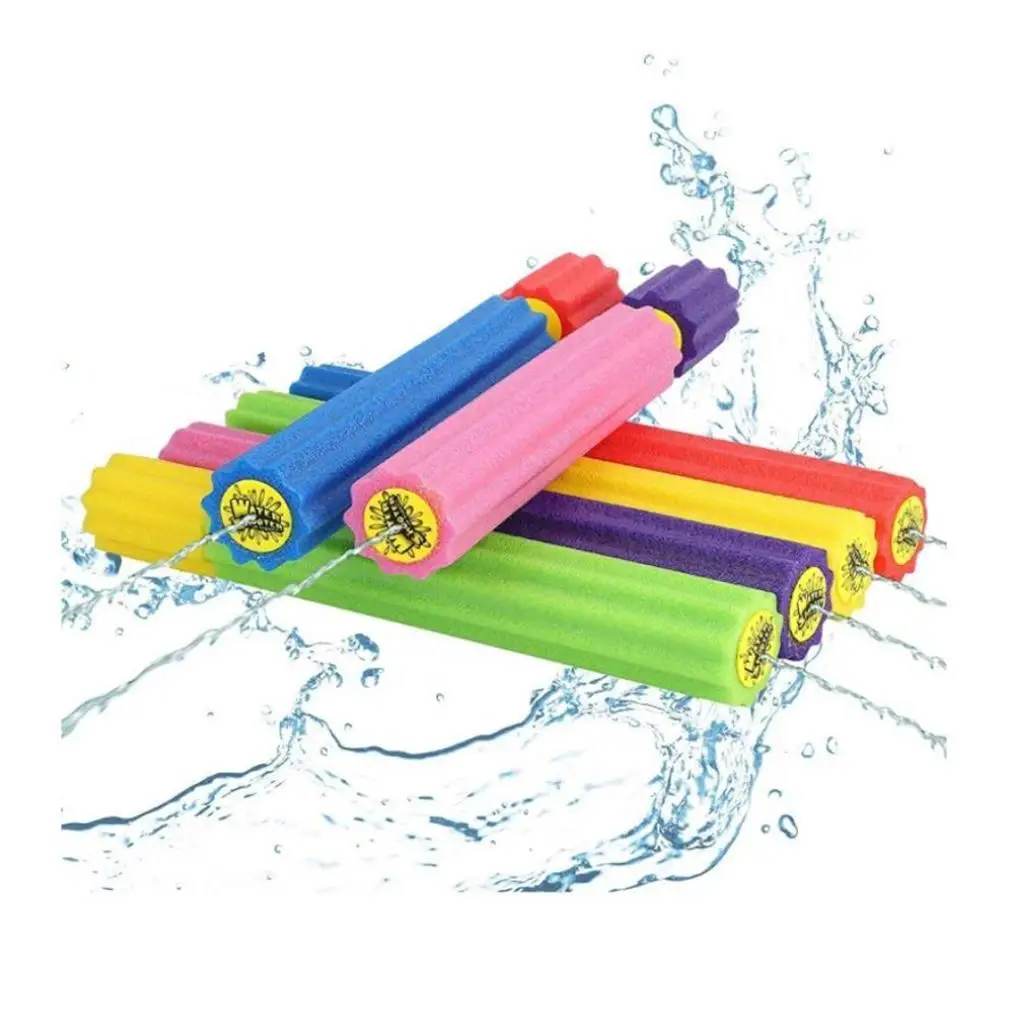 

Plum Shaped Foam Water Shooter Summer Fun Outdoor Swimming Pool Games Toys Pull Type Water Shooters Boys Girls