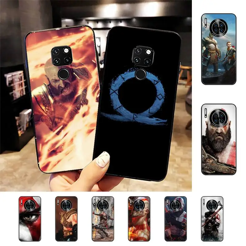 

RuiCaiCa Kratos God of War Phone Case For Huawei Nova 3I 3E mate 20lite 20Pro 10lite Luxury funda case