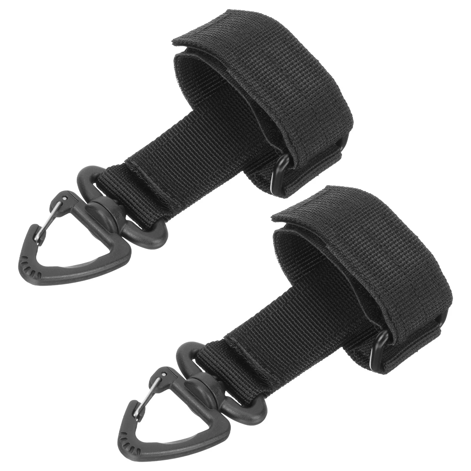 

2 Pcs Glove Storage Buckle Key Ring Carabiner Outdoor Leash Camping Supply Multi-function Major Strap Oxford Cloth Work