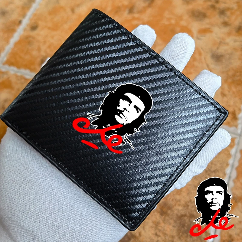 

Кожаный бумажник из углеродного волокна для Ernesto Che Guevara bmw ford audi vw Volkswagen Honda Toyota Chevrolet Benz