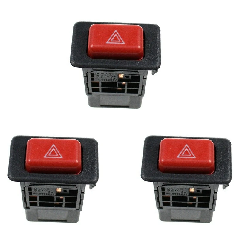 

3X MB652291 Hazard Warning Lights Switch Push Button For Mitsubishi Pajero Shogun MK2 1991-1995 1996 1997 1998 1999