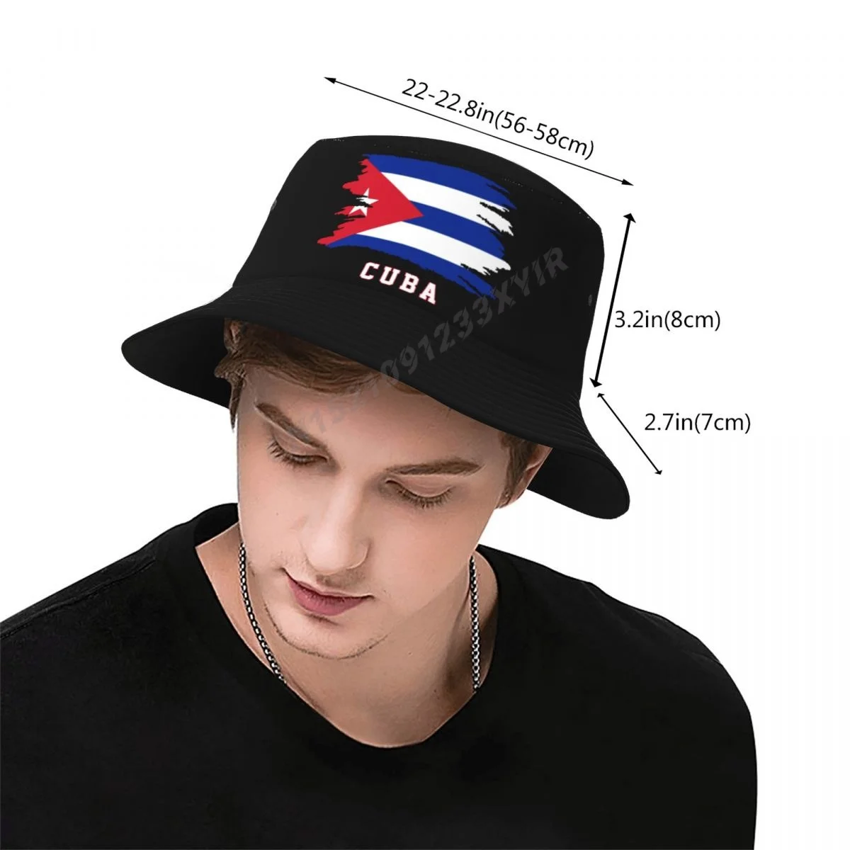 Bucket Hats Cuba Flag Cool Cuban Fans 