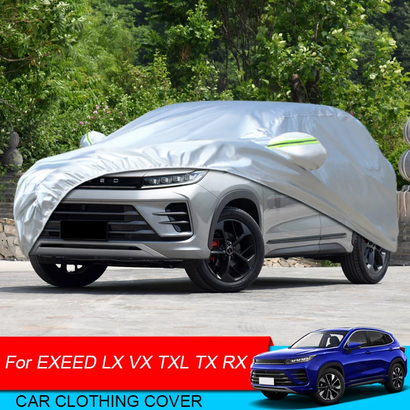 Для EXEED LX RX TX TXL VX 2019-настоящее полное покрытие для автомобиля от дождя, мороза, снега, пыли, водонепроницаемый защитный чехол, внешние автомобильные аксессуары