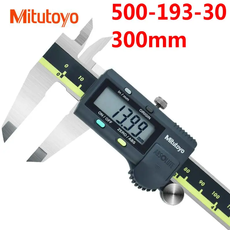 2022 Mitutoyo Digital LCD Vernier Calipers 0-300mm 500-193-30 12in Electronic Stainless Steel Quality Assurance Measuring Tools