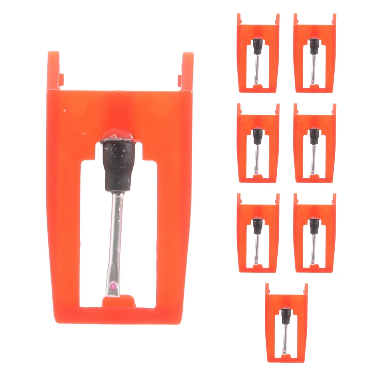 8 шт. иглы для проигрывателя пластинок сменные рубиновые виниловых