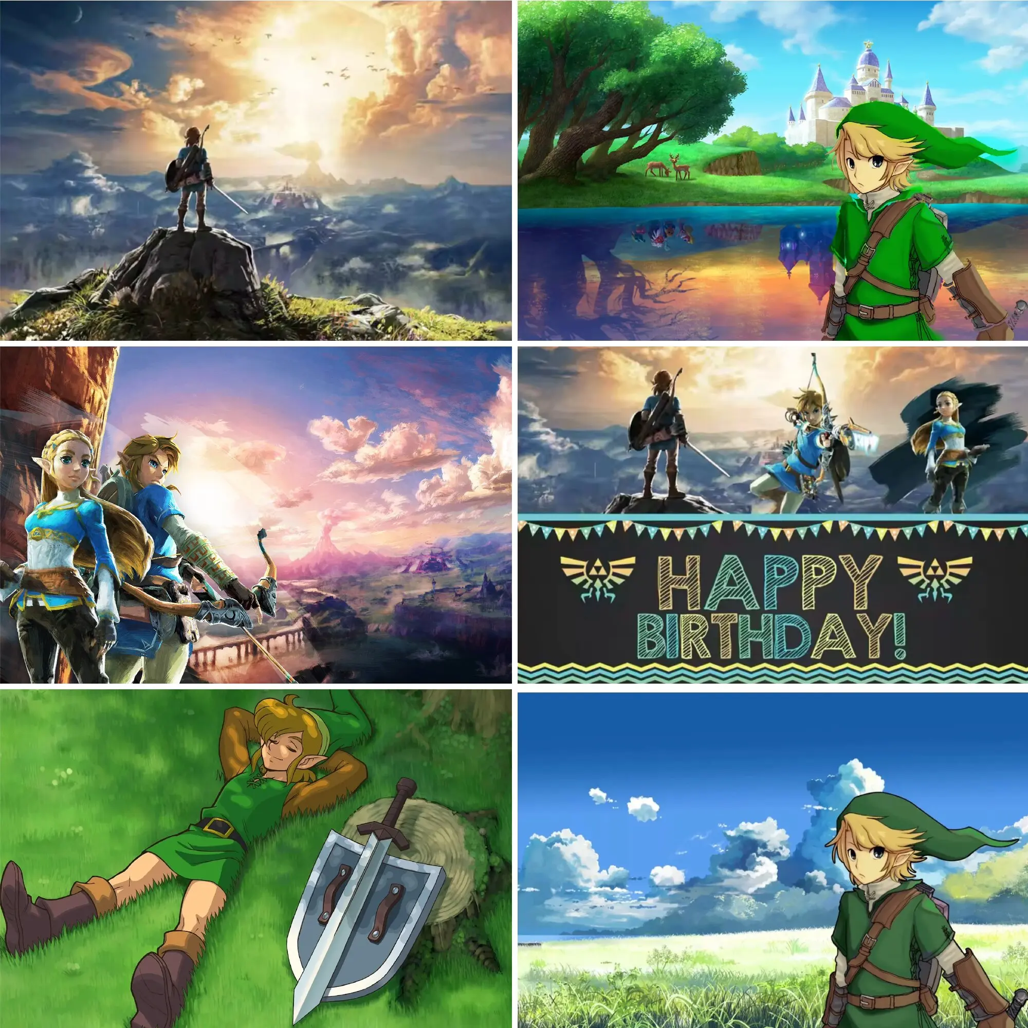 Umi мультфильм игра Приключения фон Зельда искусственная украшение фотостудия