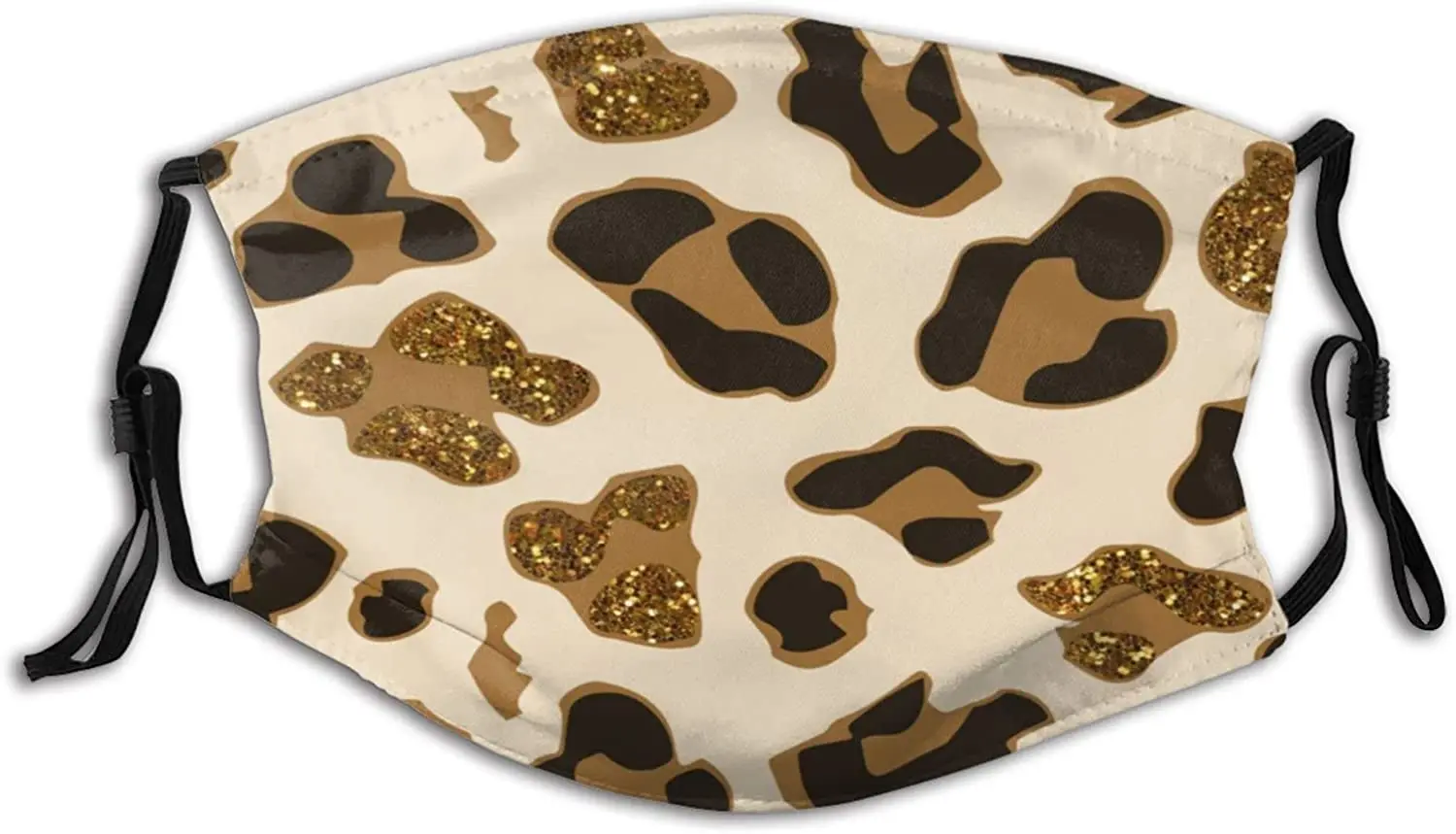 

Cloth Face Mask for Women Adjustable Face Mask for Men Washable Reusable Bandana Leopard Print Mouth Mask