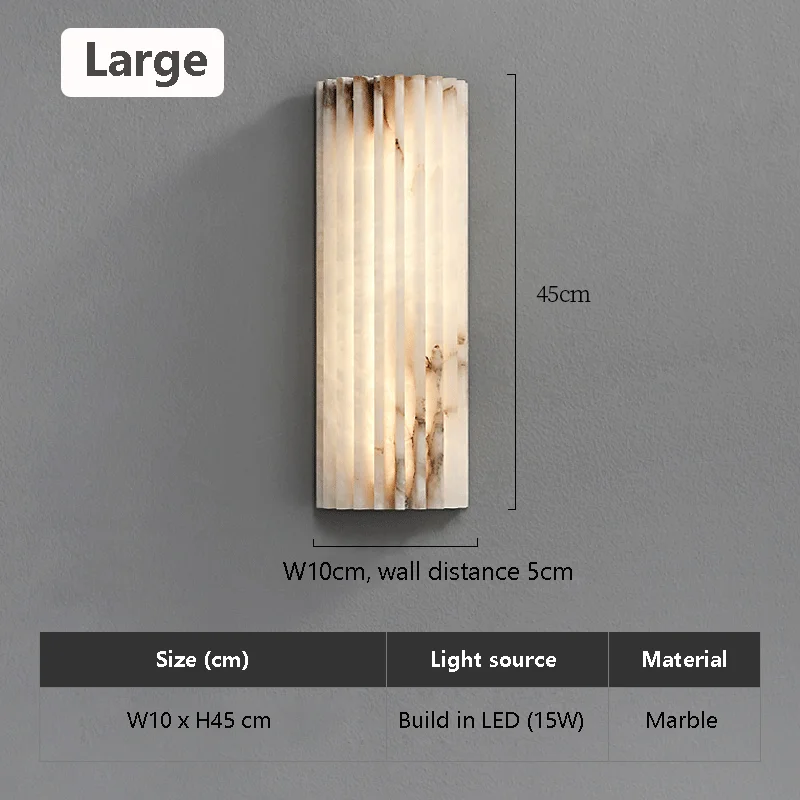 

Современный минималистичный мраморный настенный светильник, прикроватная лампа для спальни, светильник в итальянском стиле, дизайнерский персонализированный бра для телевизора в гостиной