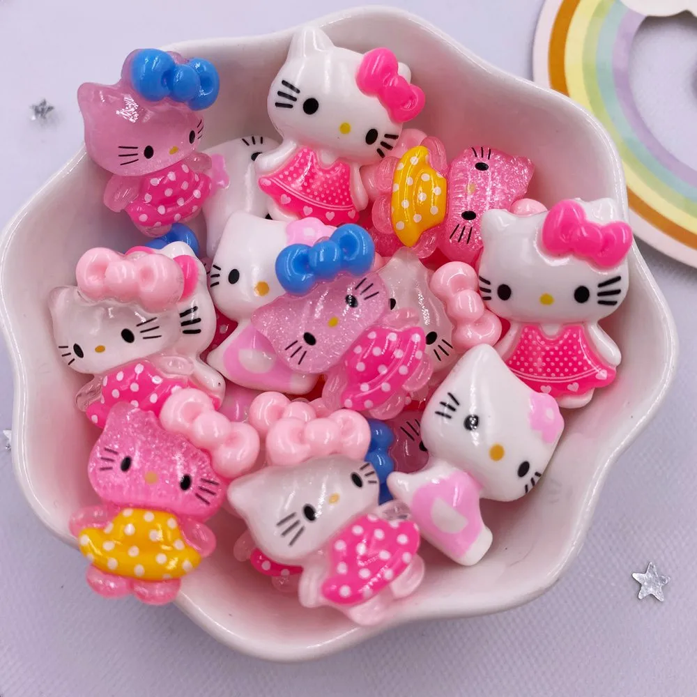 

30 шт., разноцветный мини-альбом для скрапбукинга из смолы 20 мм * 12 мм с плоским основанием для кошек, принадлежности для самостоятельного изг...