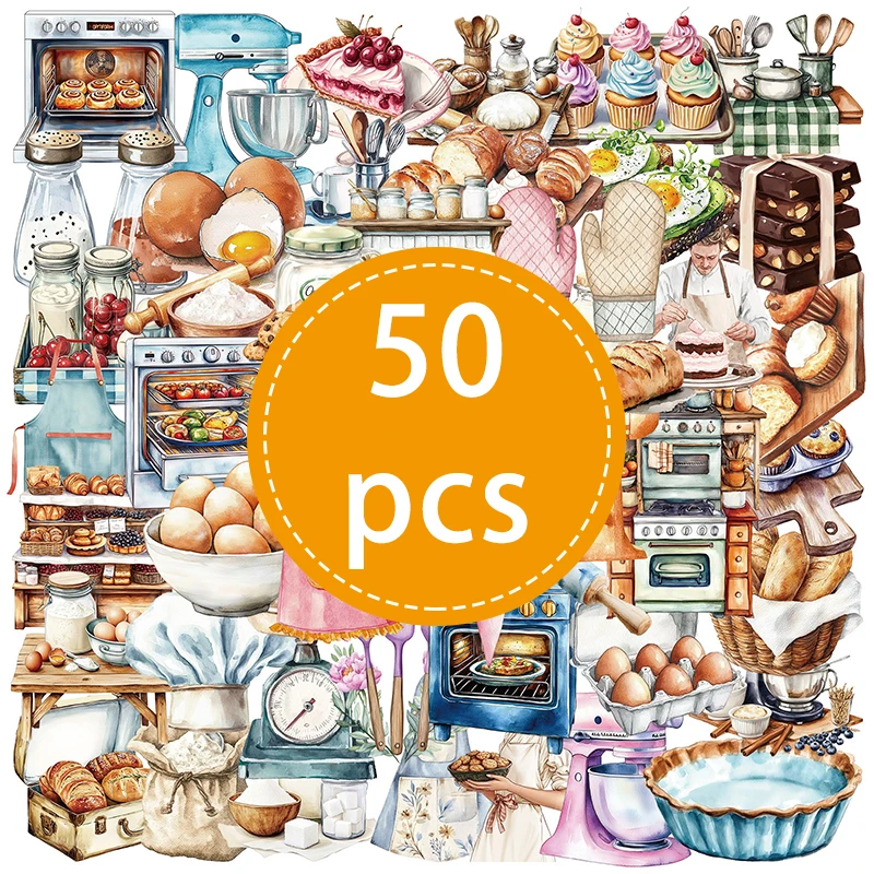 

50 шт. тематические наклейки YANWEIBAN ПЭТ