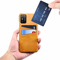 a51 case leather luxury business style wallet card pocket holder cover for samsung galaxy a71 a52 a53 a72 a70 a50 s22 s20 s21