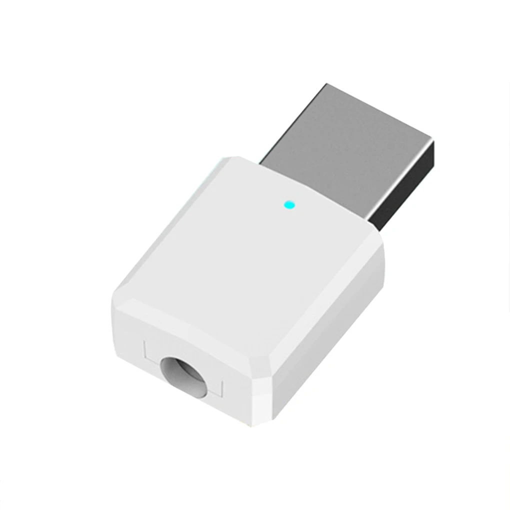 

USB Bluetooth-совместимый 5,0 передатчик приемник 2-в-1 3,5 мм AUX кабель ТВ ПК наушники аудио адаптер, черный