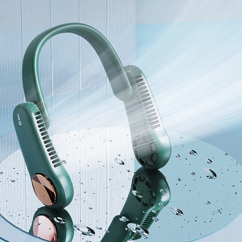 Портативный шейный вентилятор Персональный USB-вентилятор с подзарядкой