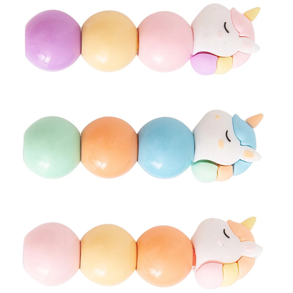 Цветные маркеры для детей Радужный хайлайтер портативные ручки студентов