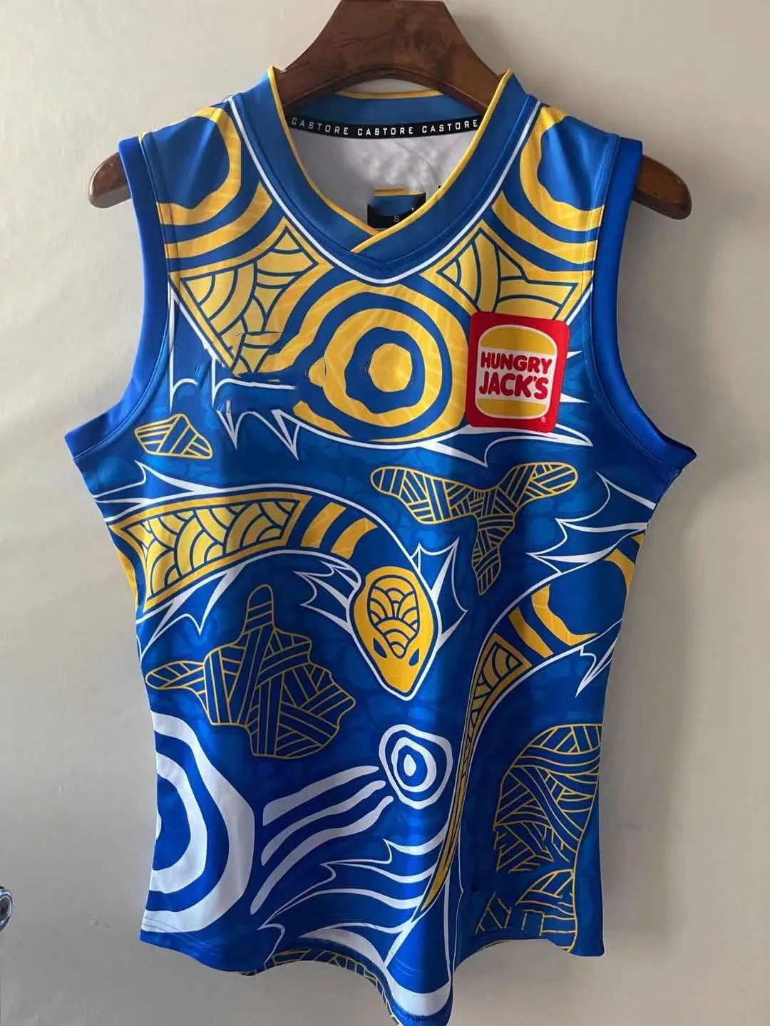 

2021 WEST COAST EAGLES GUERNSEY INDIGENOUS RUGBY JERSEY size S-M-L-XL-XXL-3XL
