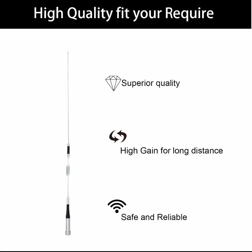 Diamond SG-M507 Ham Radio Walkie Talkie Antenna UHF/VHF Dual Band Car Mobile Signal Transceiver for Yaesu BaoFeng TYT WouXun QYT
