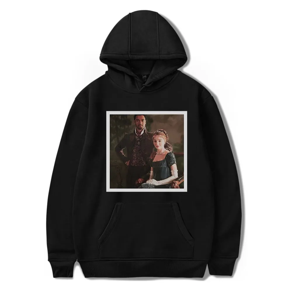 

Bridgerton Hoodie Men/Women Popular Retro Graphic Sweatshirts Autumn Long Sleeve Hoodies Streetwear Hip Hop Clothes Oversized
