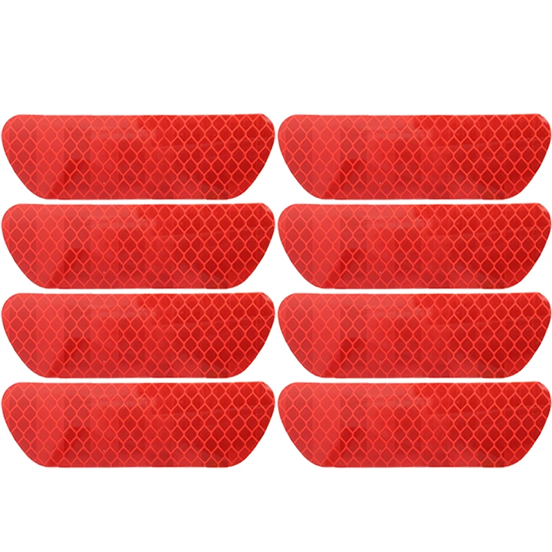 

Светоотражающая наклейка на дверь автомобиля, предупреждающая отражающая лента для автоматического открытия двери, автоаксессуар, наружная внутренняя наклейка на отражатель