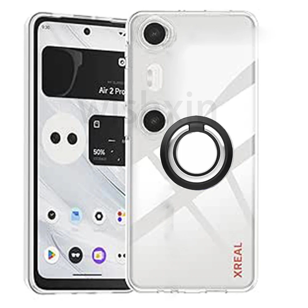 Кольцевой держатель для XREAL Beam Pro Ультратонкий Мягкий Прозрачный чехол с