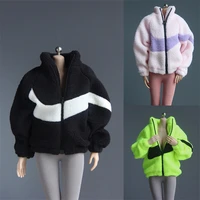 16 male female wool jacket trend loose coat outerwear fleece clothes fit 12 ph ht female action figure toy accessories
