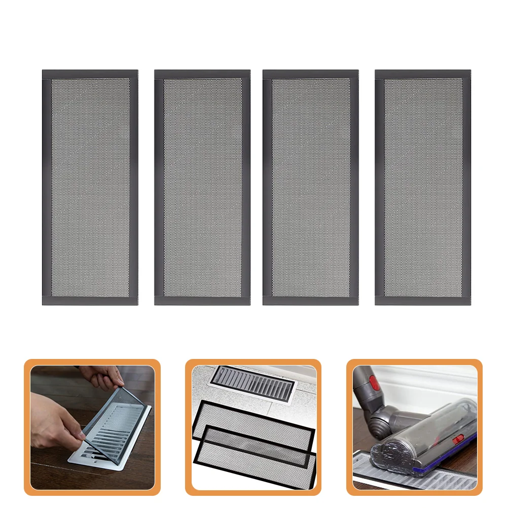 

Vent Cover Floor Register Covers Air Mesh Screen Ceiling Magnet Deflector Ac Perfect Sheet Bug Net Deflectors Baby Proof Home