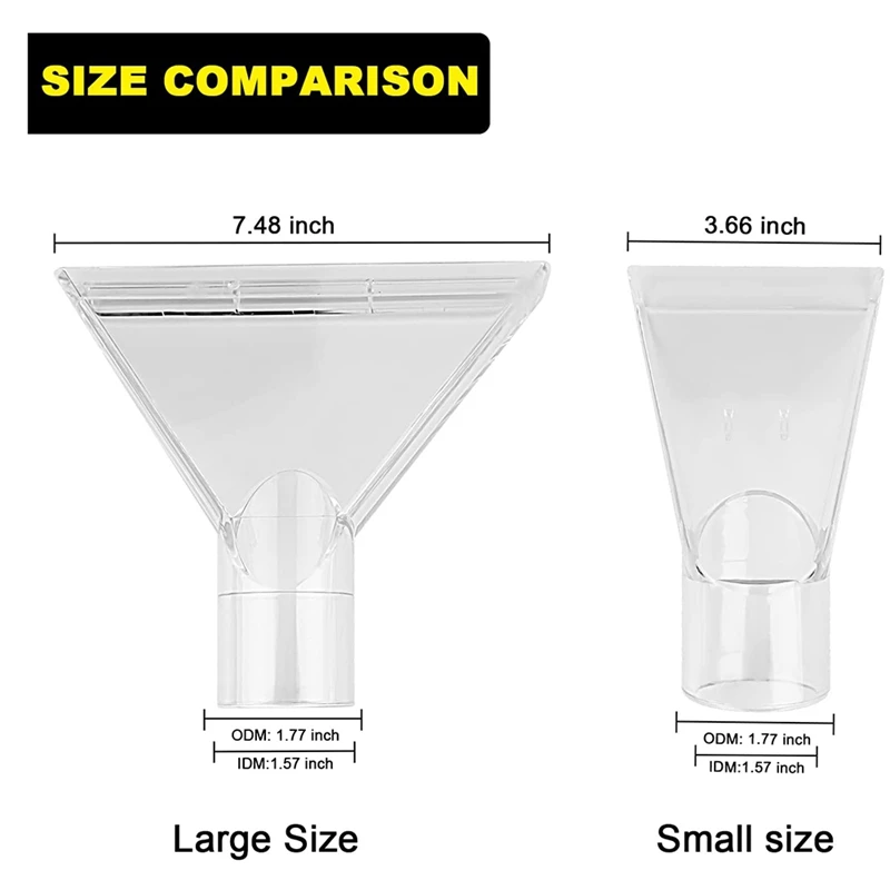 Насадка для пылесоса ковров - Инструмент чистки вакуумная прозрачная обивка