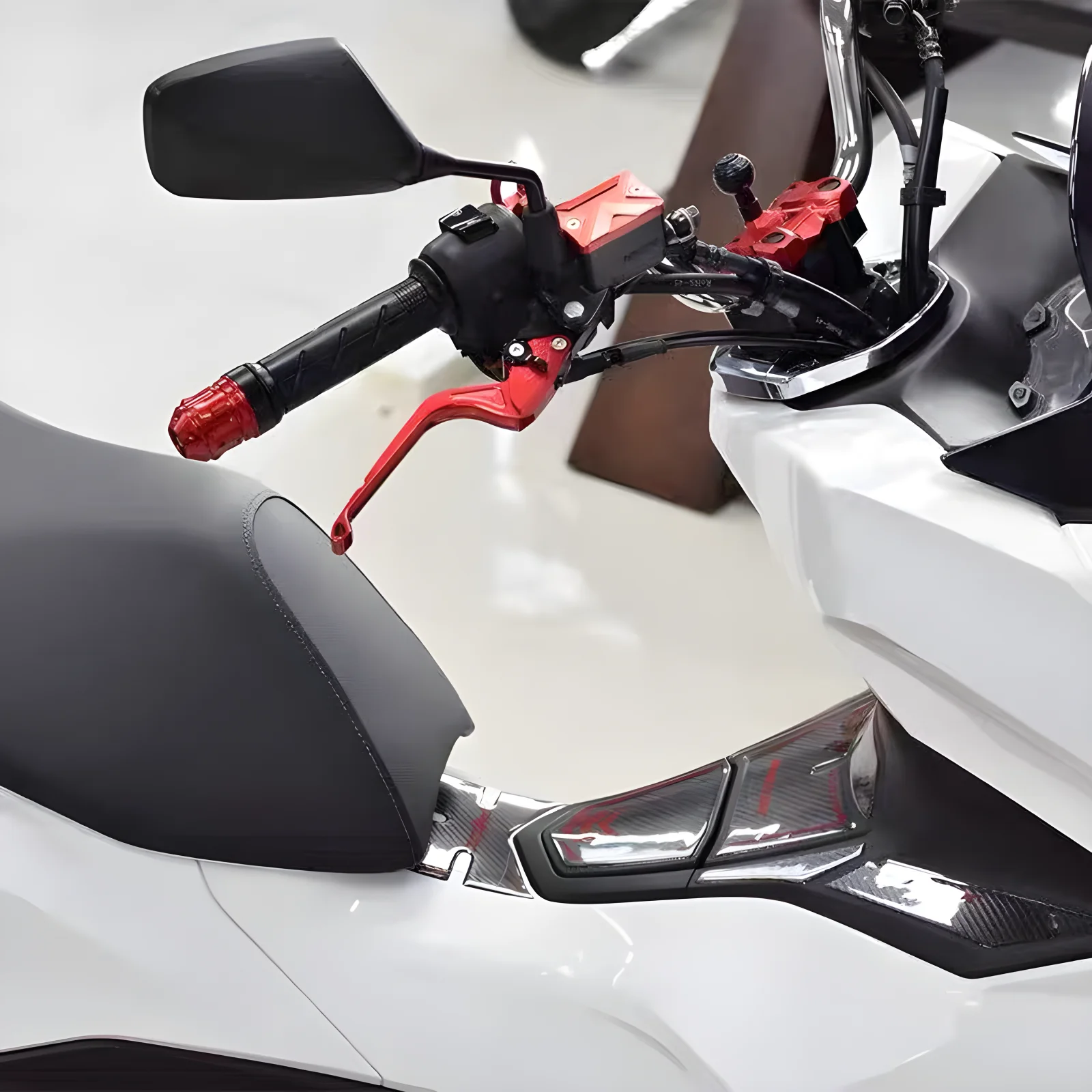 Фото Подходит для PCX PCX125 PCX150 PCX16, торцевая вилка для защиты от падения, ручка для скутера, аксессуары для модификации балансового блока №3