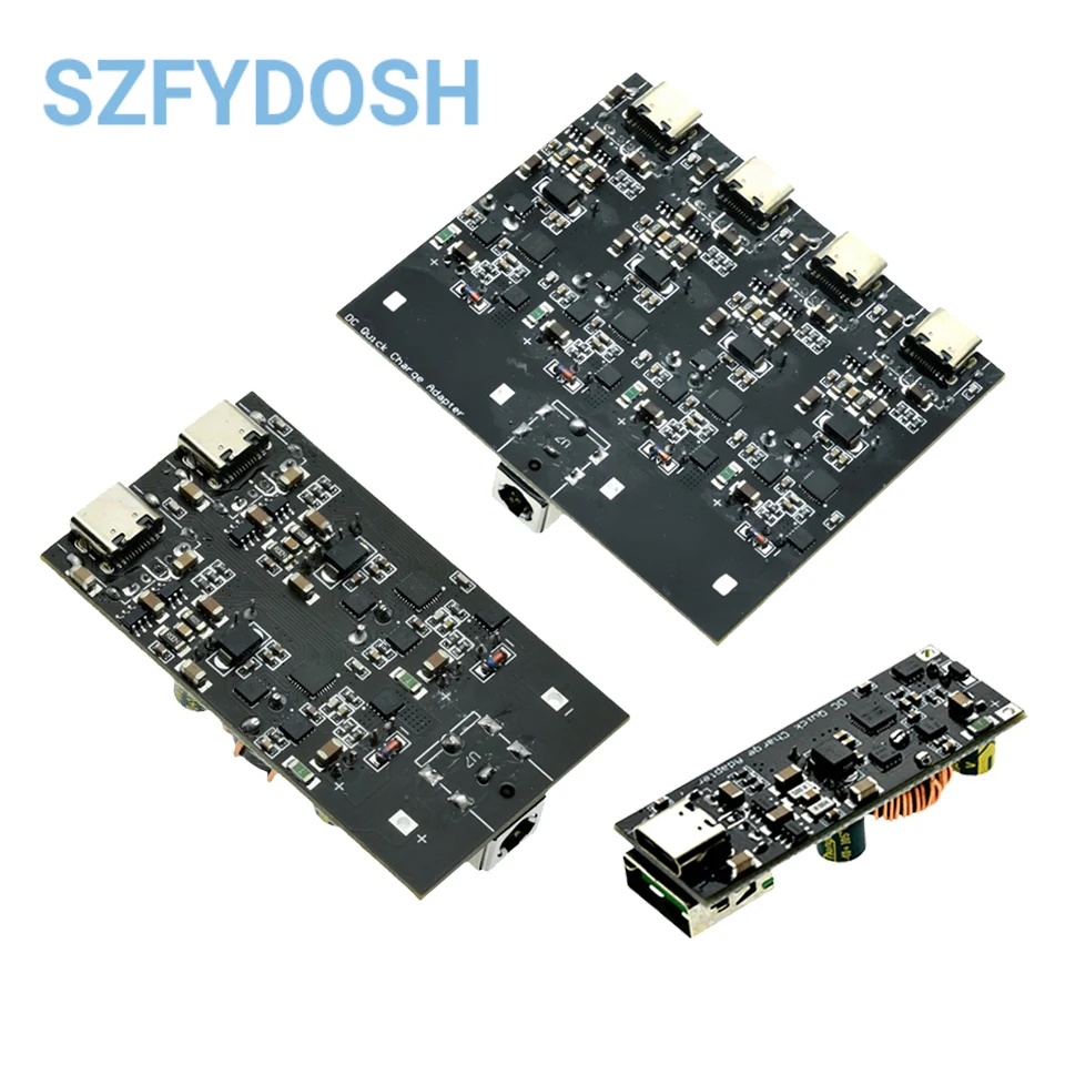 QC4.0 QC3.0 1 2 4-полосный адаптер быстрой зарядки мобильного телефона USB Type-C 6-35 В