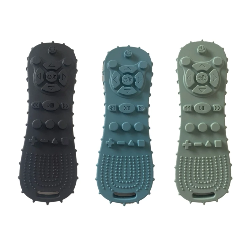 

Портативная силиконовая детская игрушка для прорезывания зубов, игрушка-прорезыватель для детей 6-12 месяцев, форма с игрушка