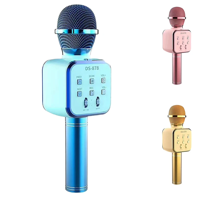 

Wireless Microphone Karaoke Portable Microphone For Singing KTV Party Children's Gifts