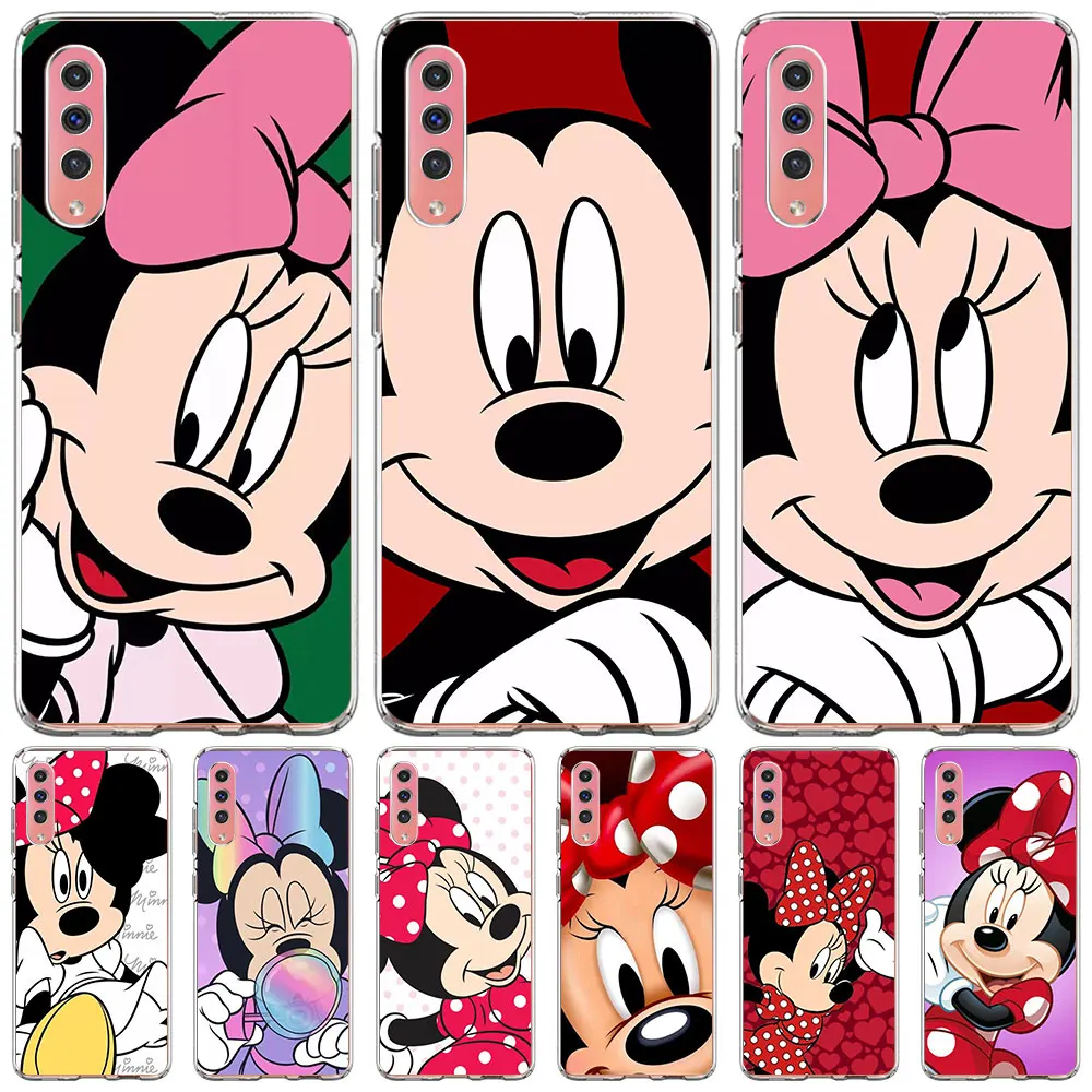 

Silicone Funda for Samsung Galaxy A70 A70s A10 Phone Case A10s A20 A20e A20s A40 A50 A50s A20s Soft Cover Minnie Mouse Mickey
