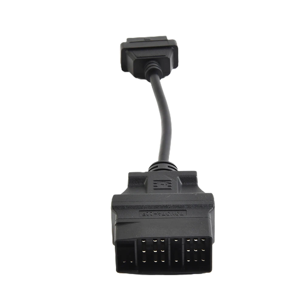 

Durable Practical Supplies Adapter Cable Converter Metal Parts Scanner Automotive Black Connector Diagnostic Tools