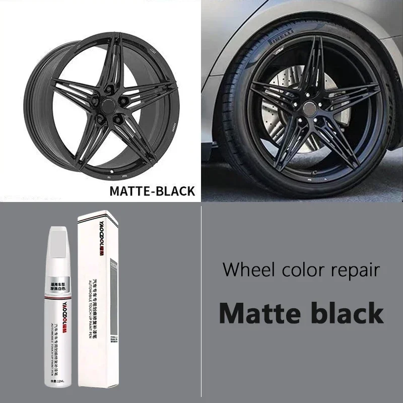 

Ручка для ремонта царапин на колесах автомобиля Black Edge Repair Средство для удаления краски Черный Серебристый лак для ремонта лака