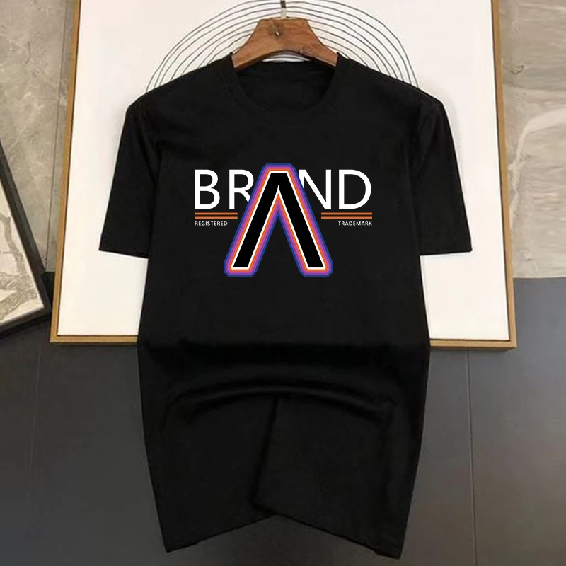 Хлопковая Футболка Унисекс Большого Размера С Короткими Рукавами Повседневный