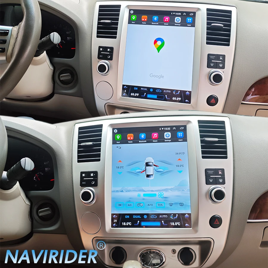 

Автомобильное радио Android 15, для Infiniti QX56 2008-2011, Nissan Armada, авто стерео мультимедийный видеоплеер, навигация, головное устройство Carplay